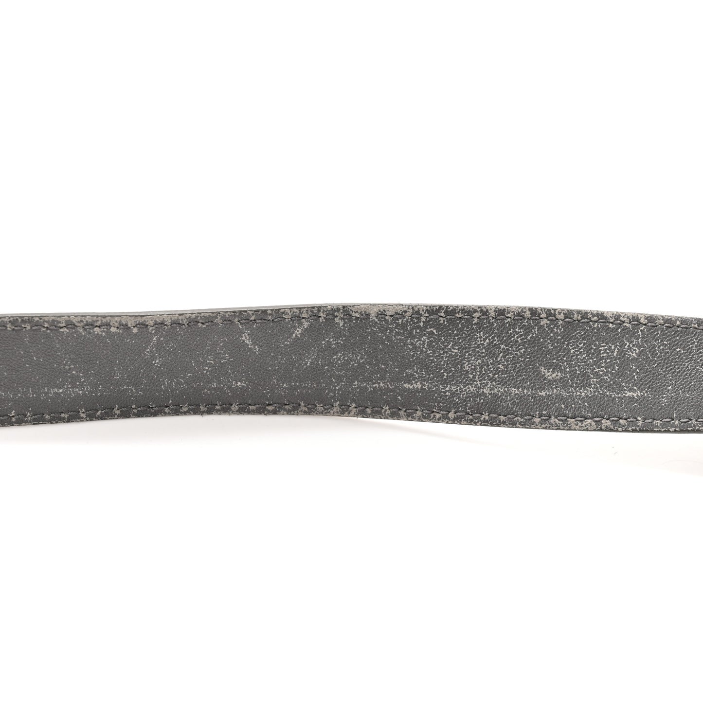 Chevre Silver Metallic Edge Hardware Mini City Gris Acier