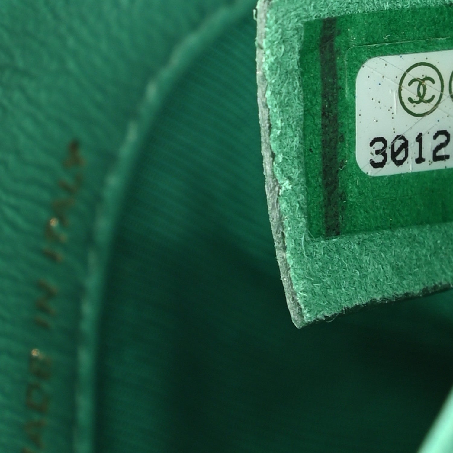 Chanel Lambskin Tech Me Out Clutch With Chain Green 8 of 12