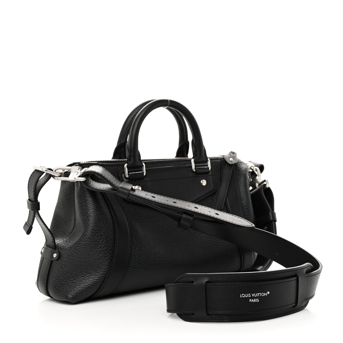 Pixel Lambskin LV Biker PM Black