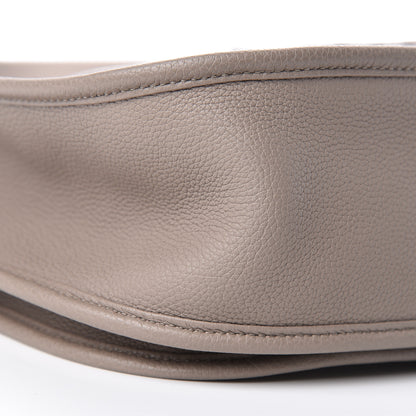 Hermes Taurillon Clemence Evelyne III GM Gris Asphalte 10 of 11