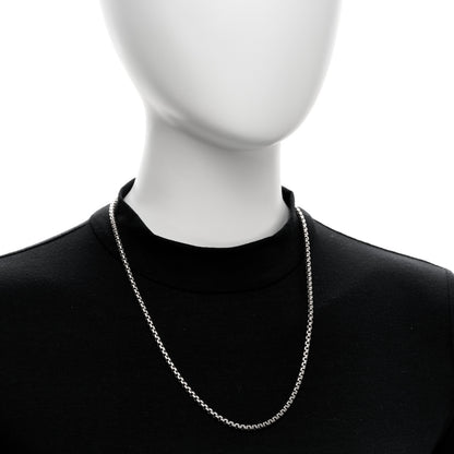 David Yurman Sterling Silver 3.6mm Box Chain Necklace 22" 2 of 4