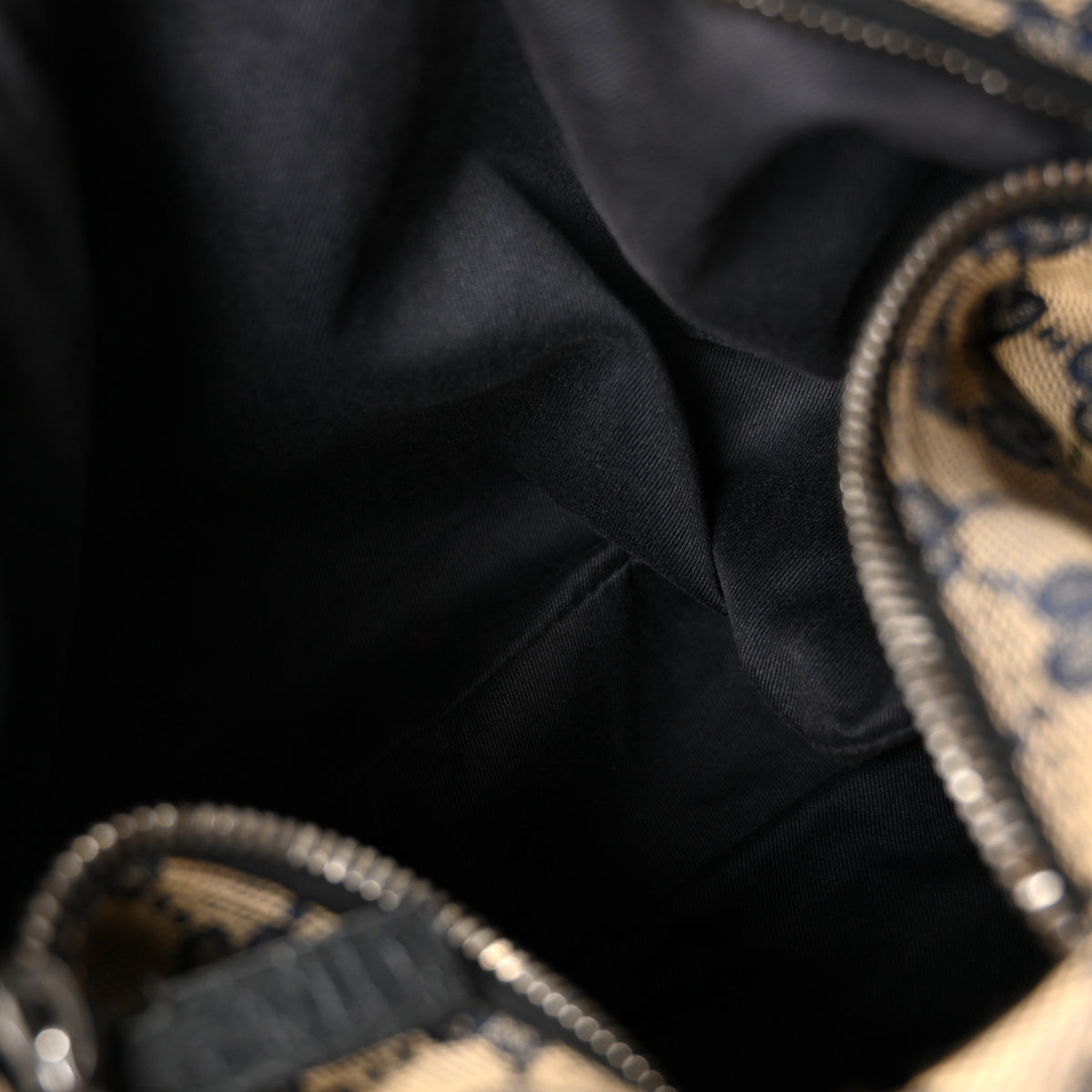 Monogram Medium Horsebit Chain Hobo Navy