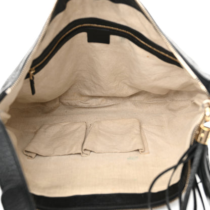 Gucci Pebbled Calfskin Medium Soho Hobo Black 5 of 18