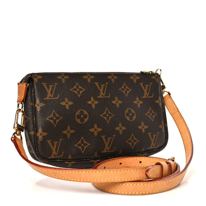 Louis Vuitton Monogram Accessories Pochette Long Strap 2 of 8