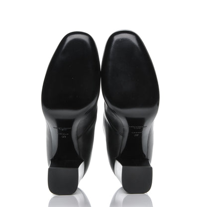 Saint Laurent Smooth Calfskin Babies 90 Ankle Boots 39 Black 5 of 7