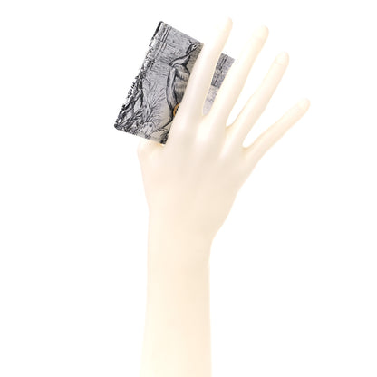 Christian Dior Calfskin Printed Toile De Jouy Lady Dior Card Holder Blue 2 of 9