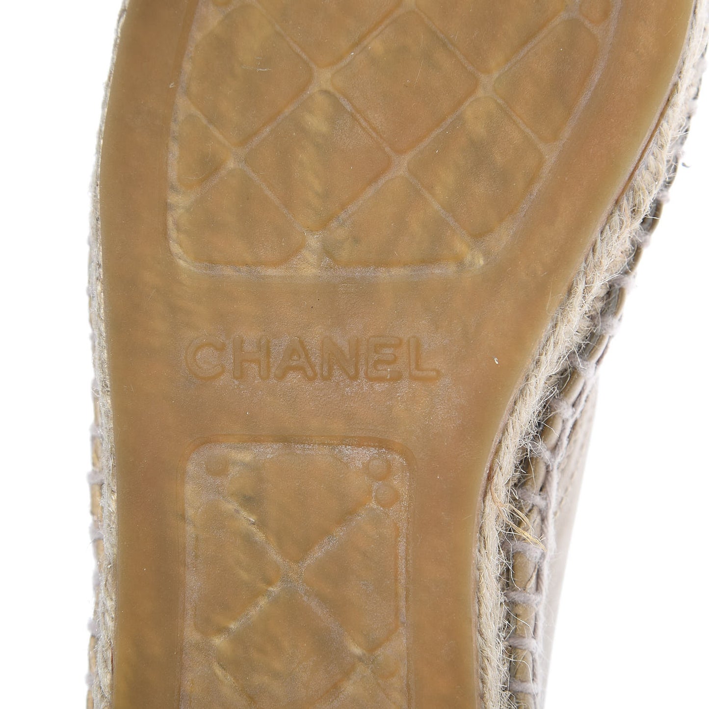 Lambskin Canvas Cap Toe Lace Up Espadrilles 37 Beige Black