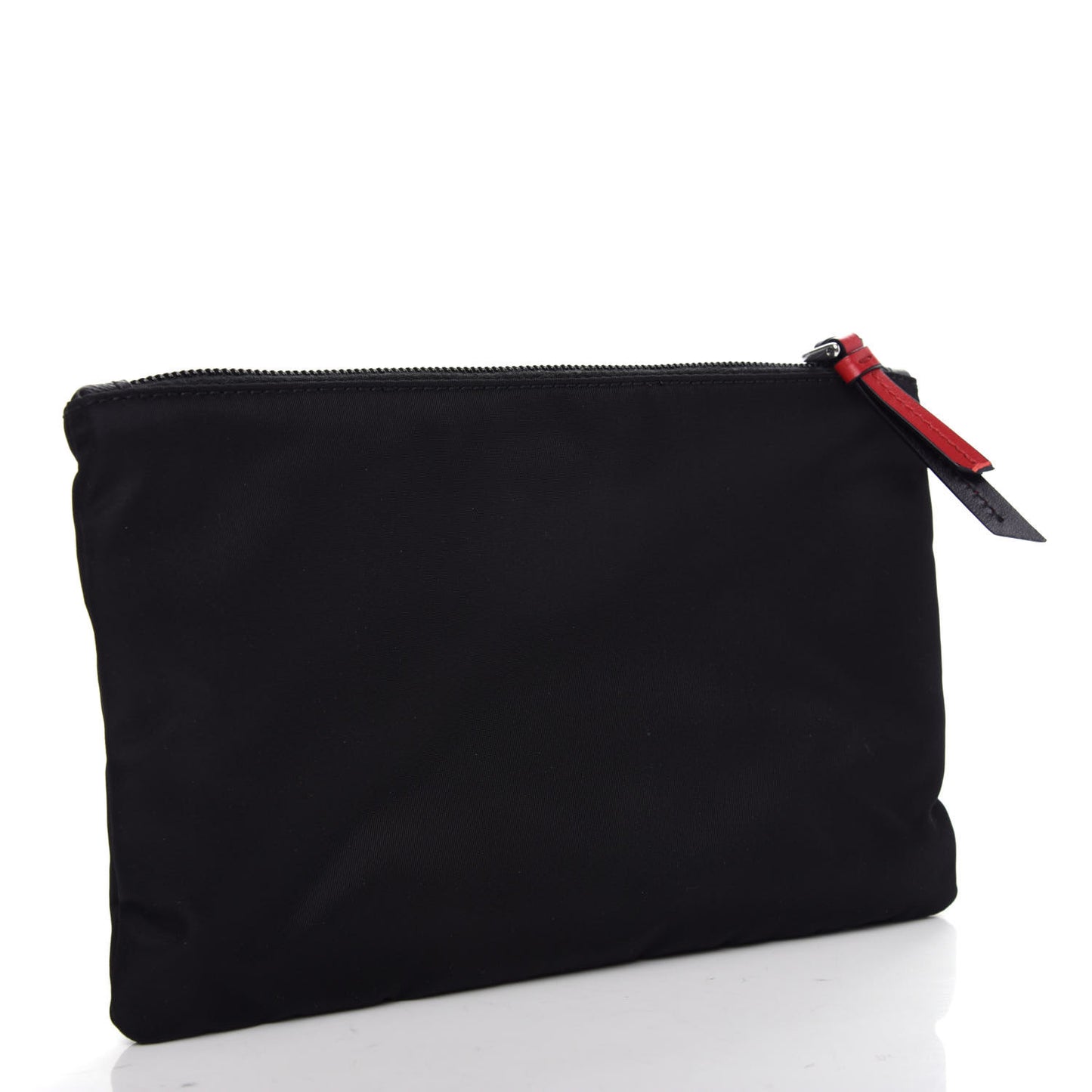 Tessuto Nylon Smalto Pouch Black