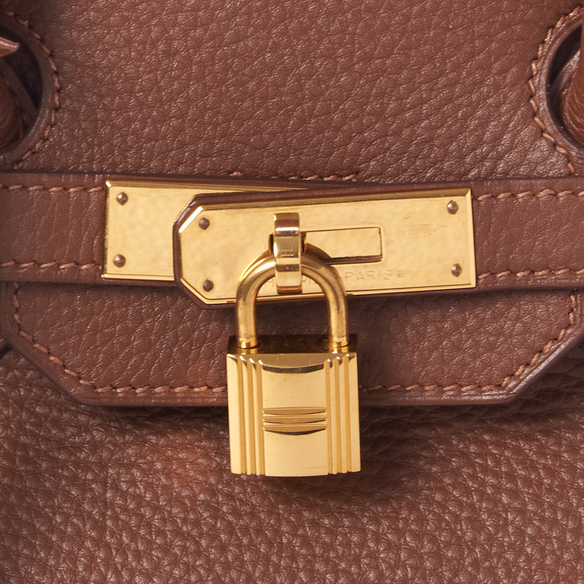 Hermes Taurillon Clemence Birkin 35 Marron D'Inde 12 of 33