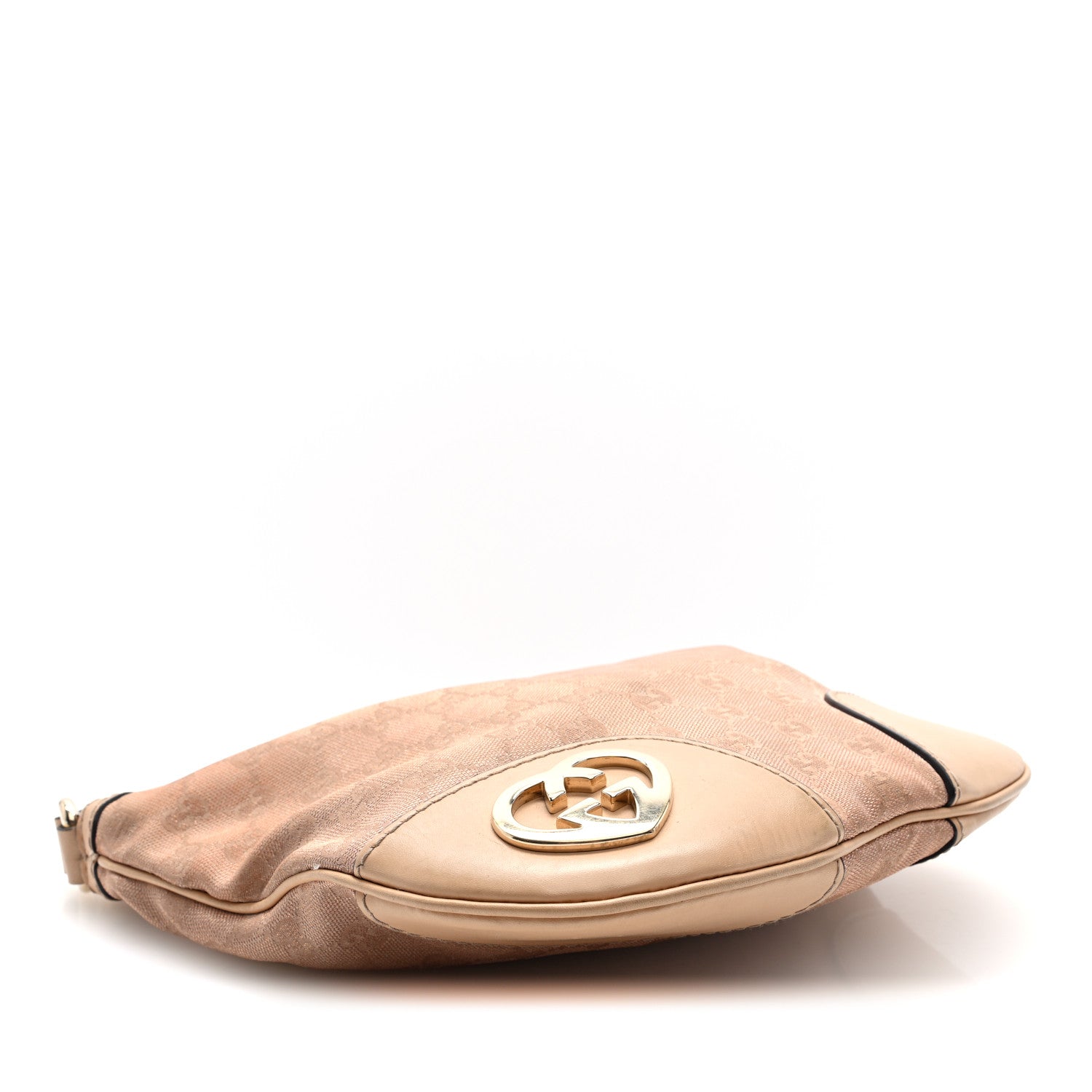Gucci Metallic Monogram Small Lovely Heart Messenger Pink 4 of 10