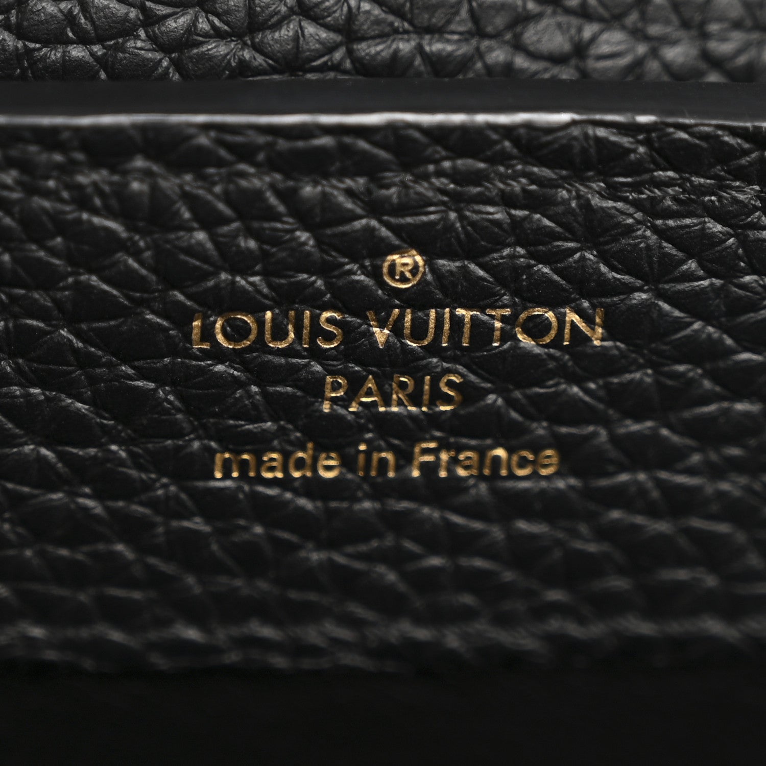 Louis Vuitton Taurillon Mini Capucines Black 6 of 12
