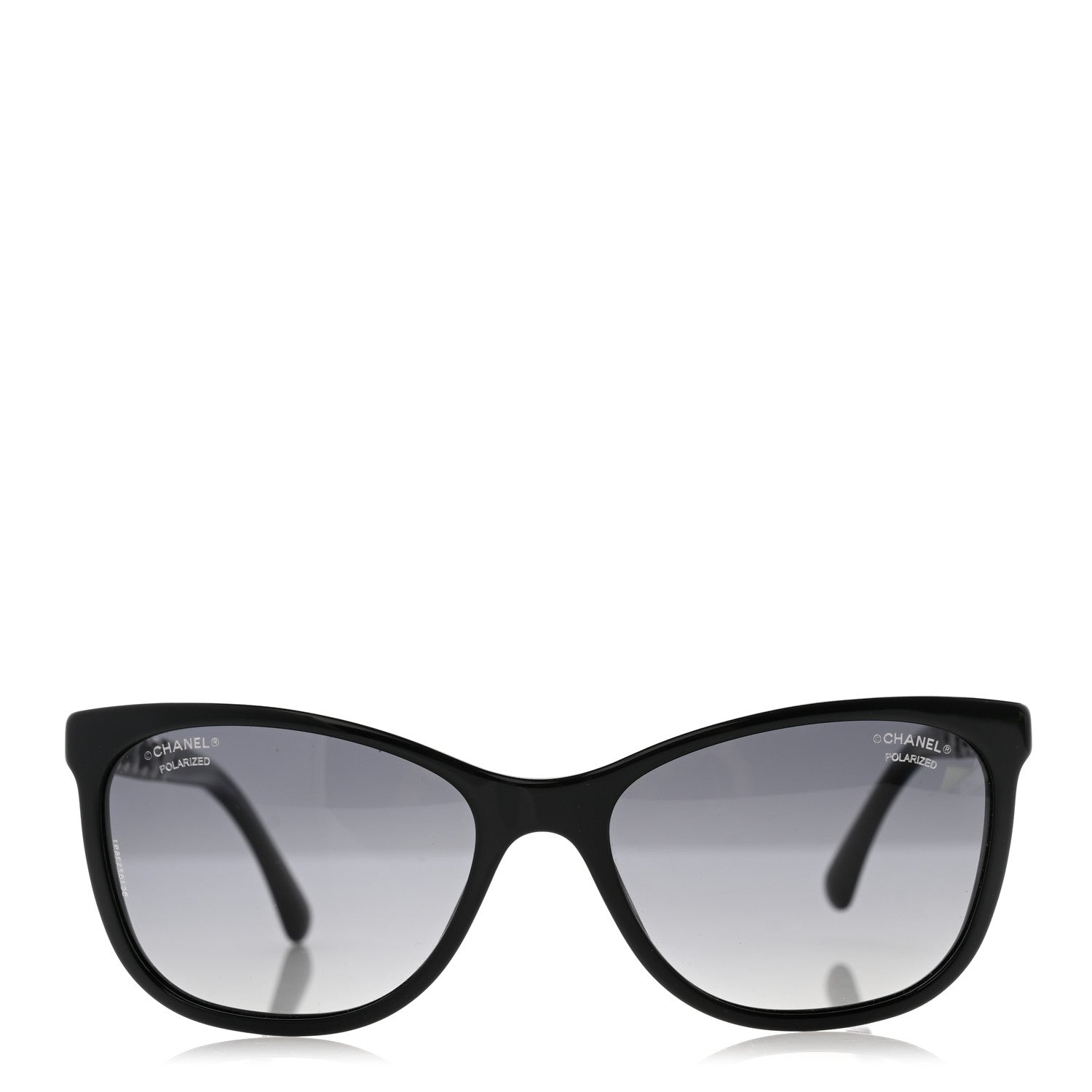 Chanel Cat Eye Chain Polarized Sunglasses 5260-Q Black 2 of 9