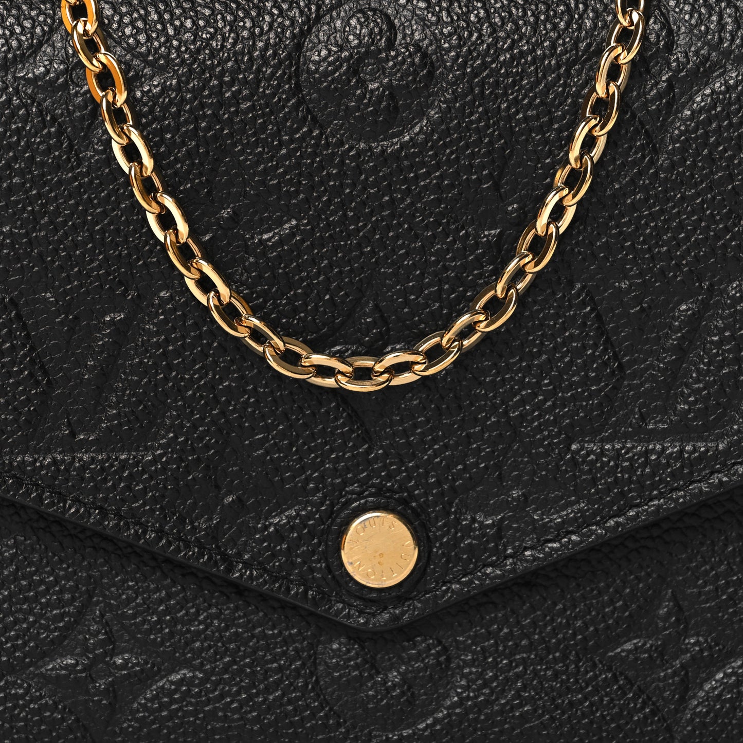 Empreinte Pochette Felicie Chain Wallet Black
