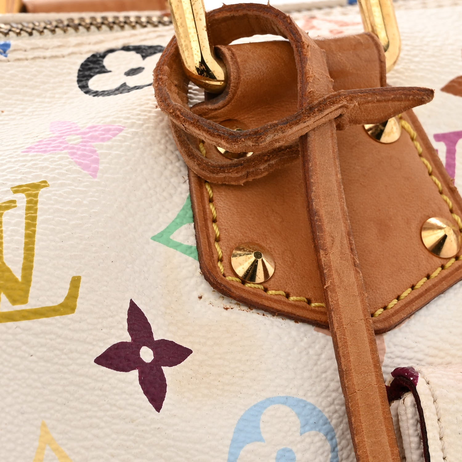 Louis Vuitton Monogram Multicolor Speedy 30 White 13 of 15