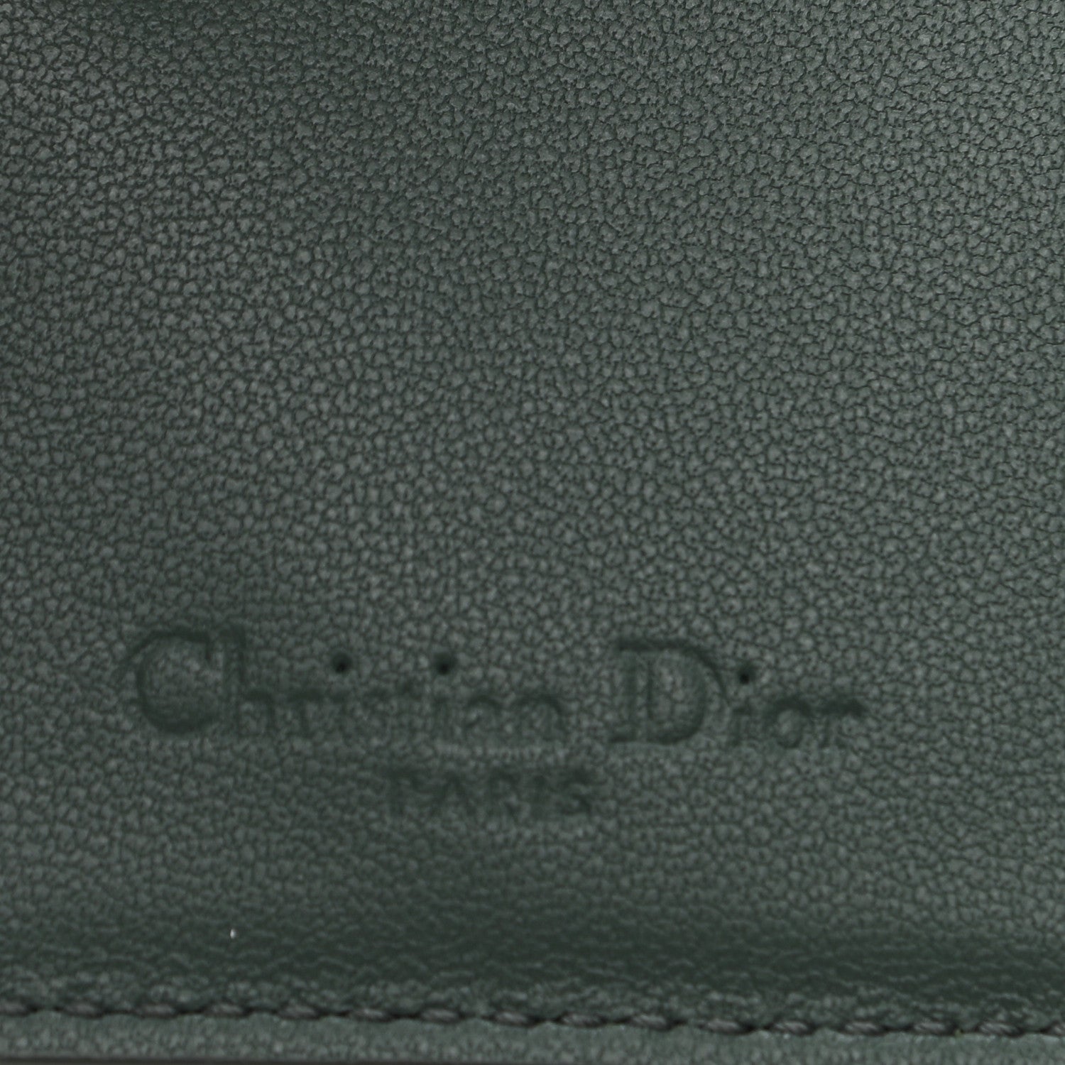 Christian Dior Lambskin Cannage Small Lady Dior Flap Card Holder Grey 6 of 7