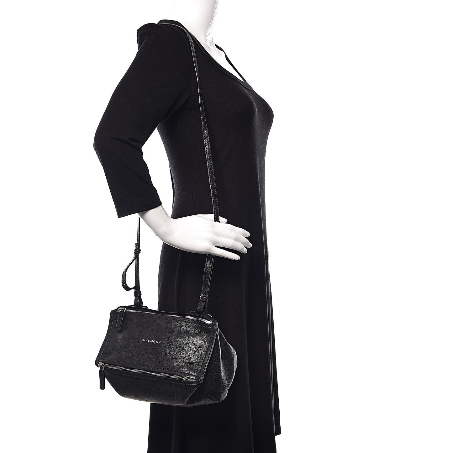 Sugar Goatskin Mini Pandora Black