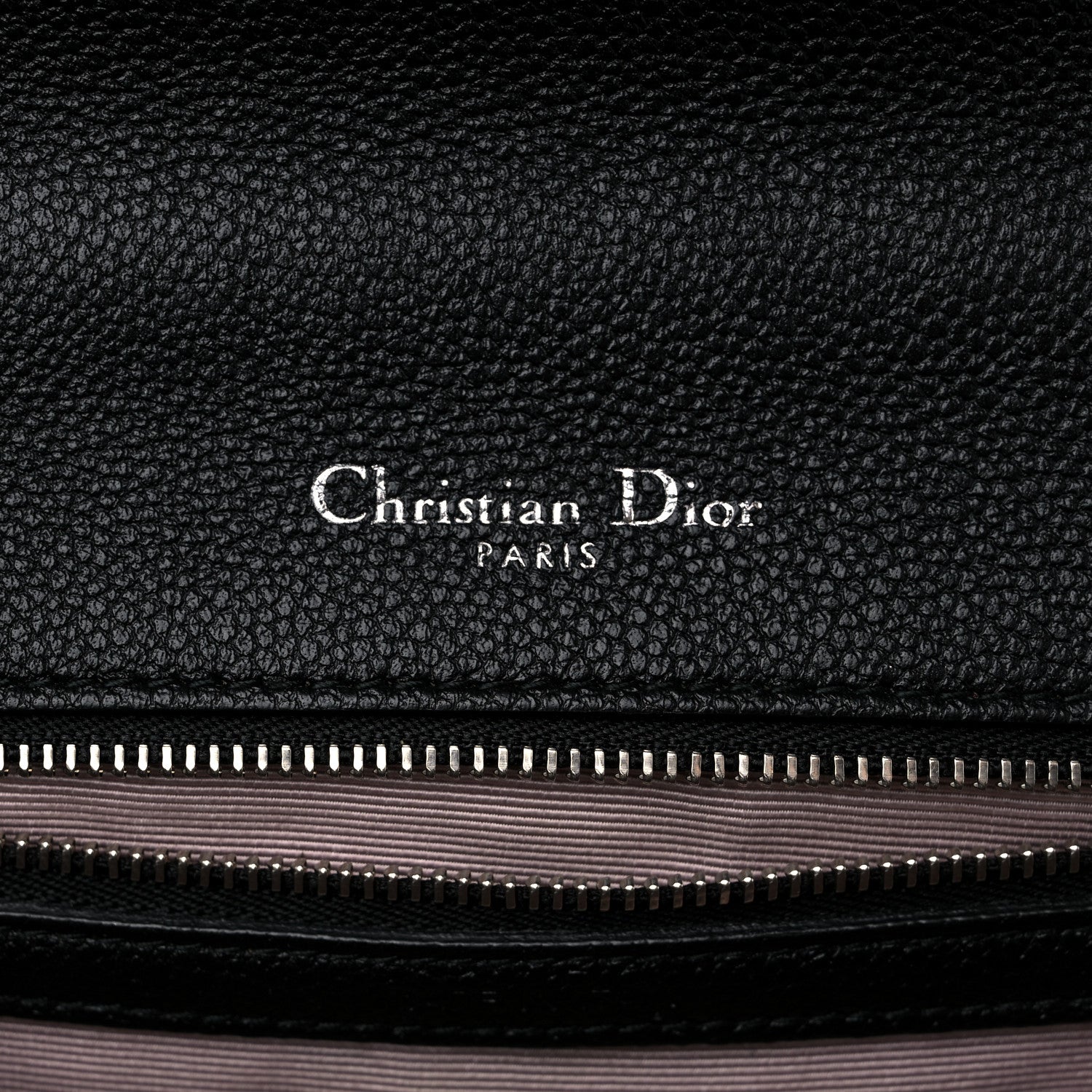 Christian Dior Grained Calfskin Small Diorama Flap Bag Black 6 of 12