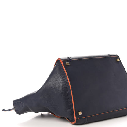 Celine Supple Calfskin Medium Phantom Luggage Midnight 8 of 10