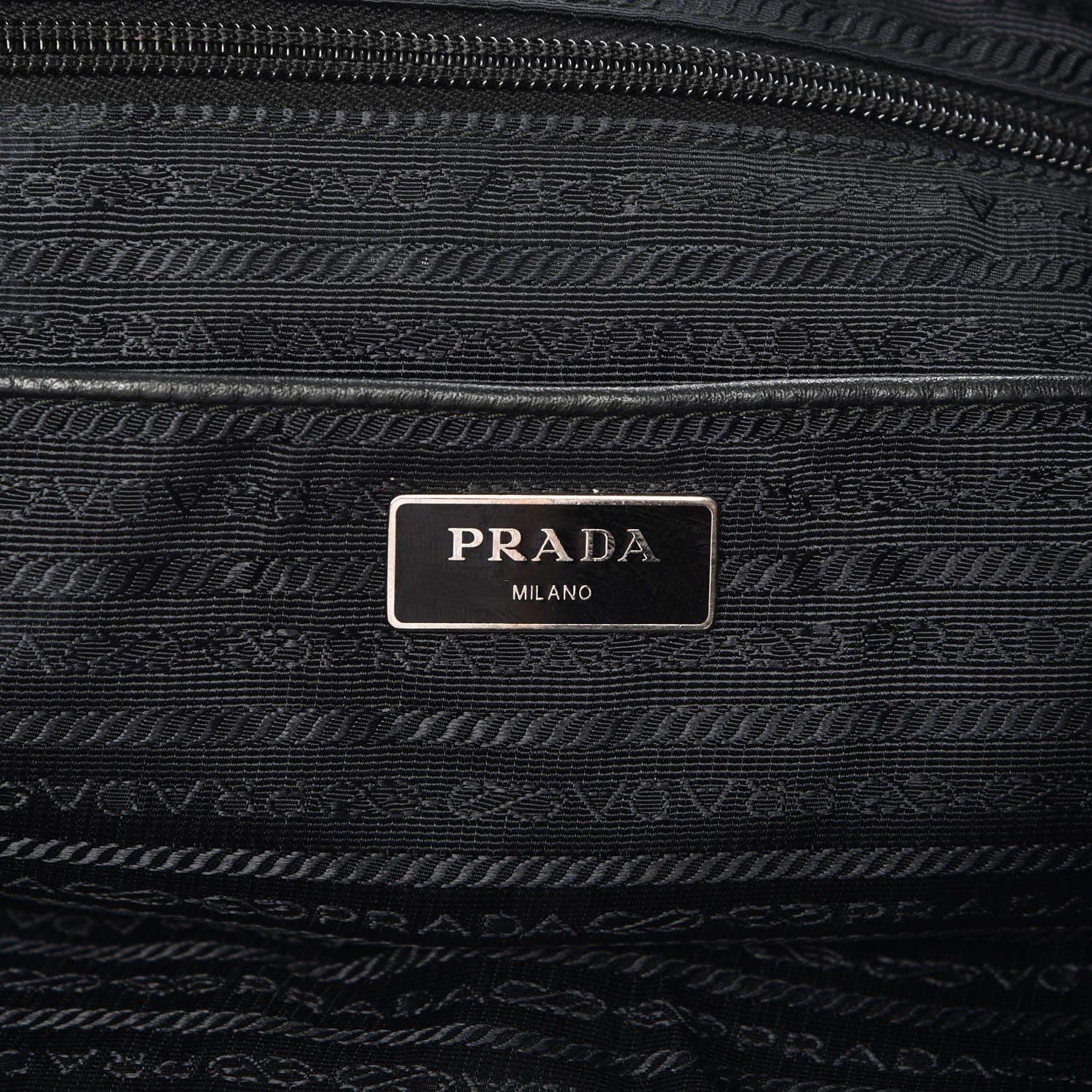 Prada Nylon Vela Medium Backpack Black 6 of 8