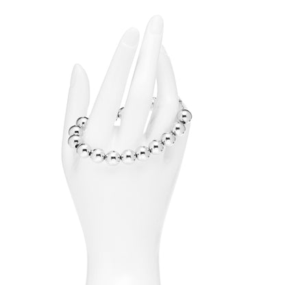 Tiffany Sterling Silver 10mm HardWear Ball Bracelet 2 of 4