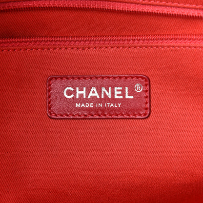 Chanel Mixed Fibers Small Deauville Tote Pink 6 of 10