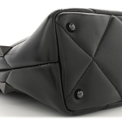 Valentino Garavani Nappa Monochrome Small Roman Stud The Handle Bag Black 8 of 9