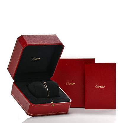 Cartier 18K Pink Gold Diamond Small Juste Un Clou Bracelet 15 4 of 4