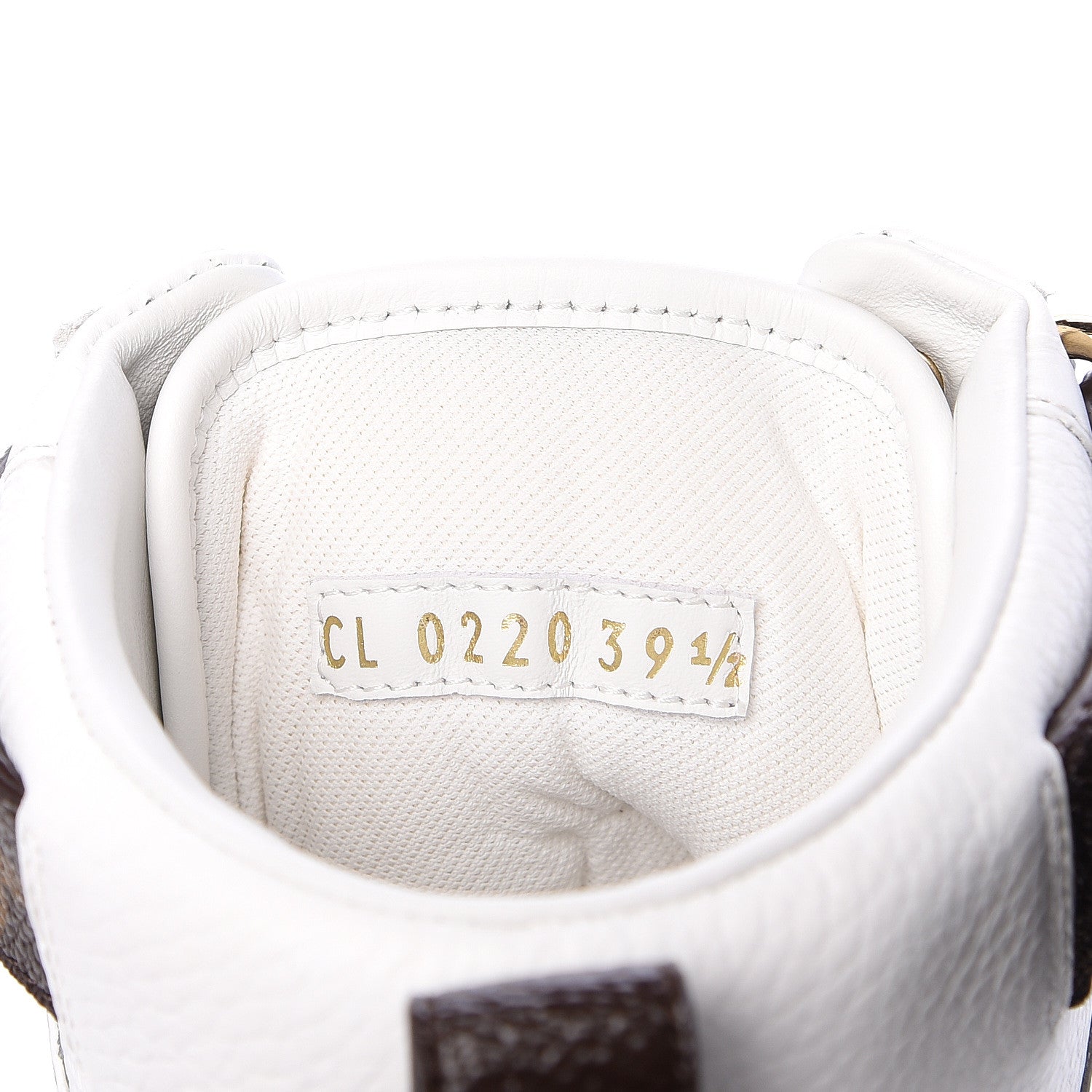 Louis Vuitton Grained Calfskin Patent Monogram Boombox Sneaker Boots 39.5 White 7 of 7