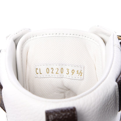 Louis Vuitton Grained Calfskin Patent Monogram Boombox Sneaker Boots 39.5 White 7 of 7