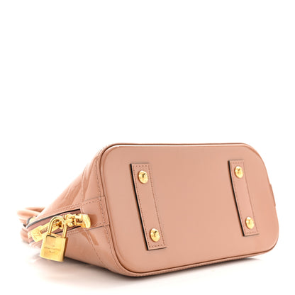 Louis Vuitton Vernis Alma BB Rose Velours 4 of 10