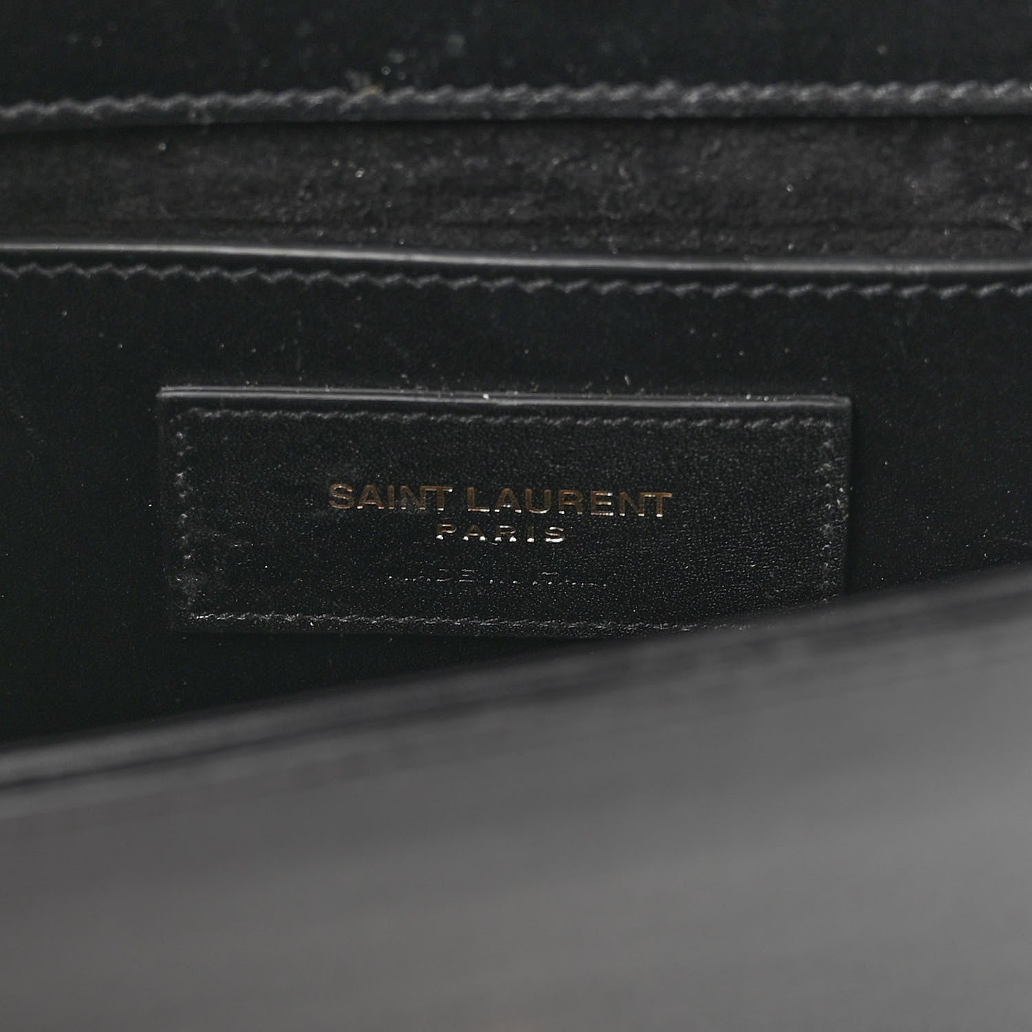 Saint Laurent Calfskin Small Classic Monogram Kate Tassel Satchel Black 5 of 10