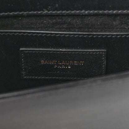 Saint Laurent Calfskin Small Classic Monogram Kate Tassel Satchel Black 5 of 10
