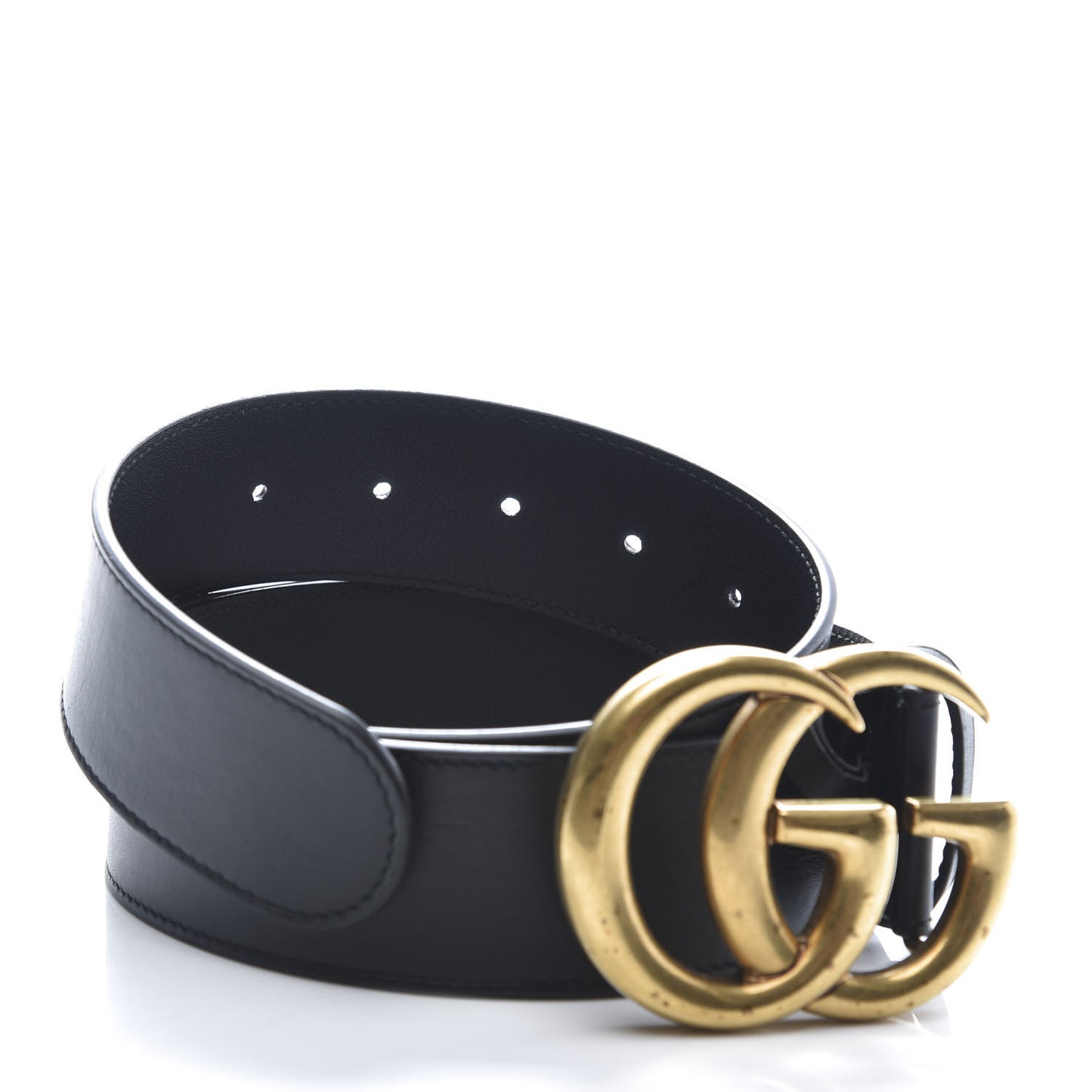 Calfskin Double G 40mm Belt 95 38 Black