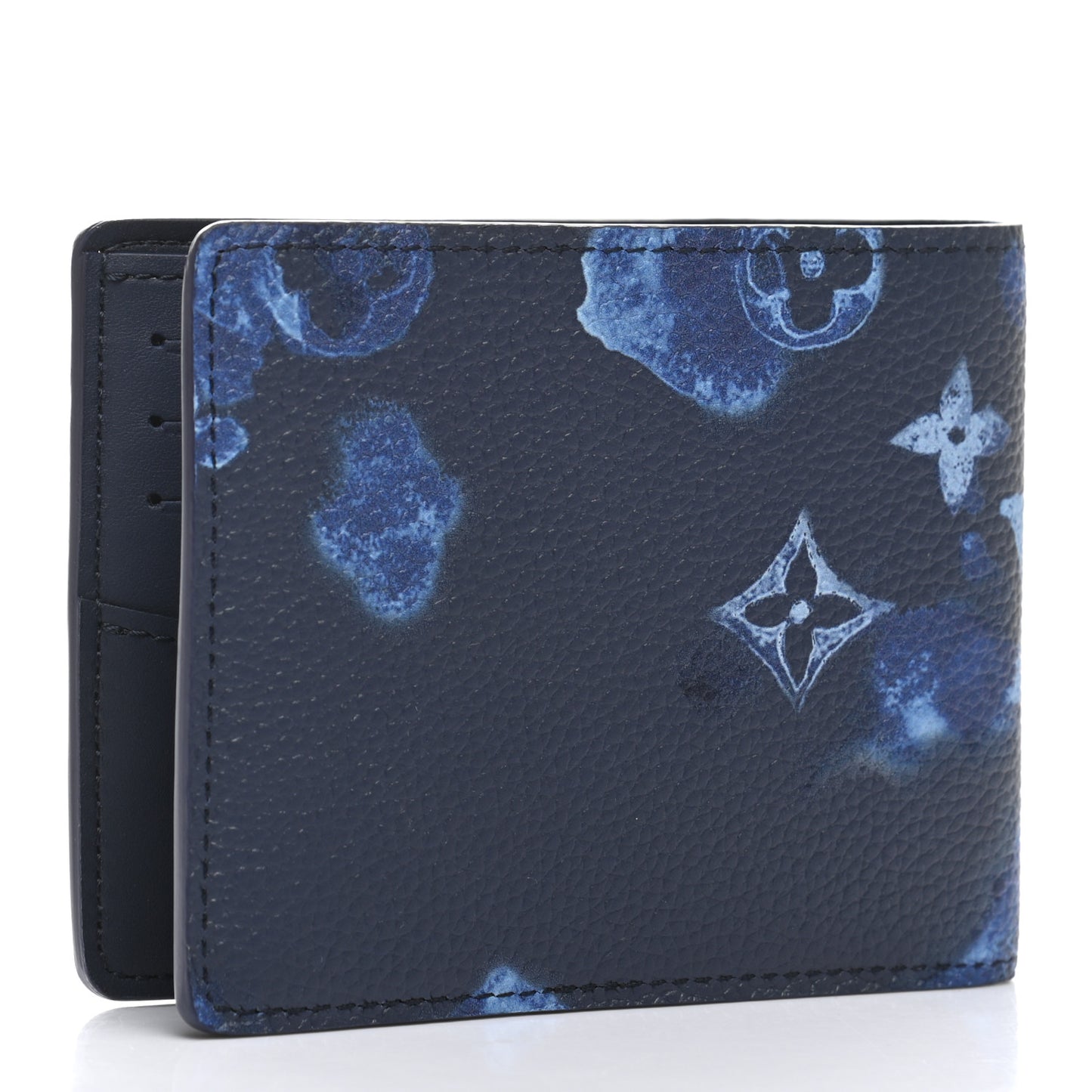 Monogram Ink Watercolor Slender Wallet