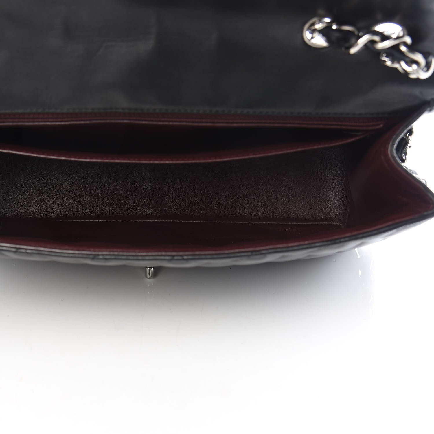 Chanel Lambskin Quilted Jumbo Single Flap Black 5 of 11