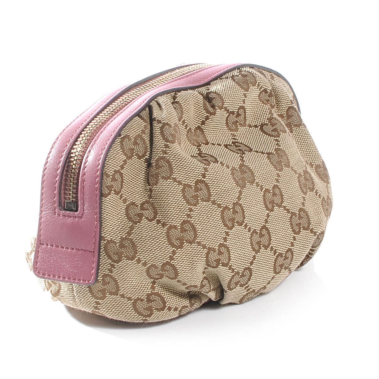 Gucci Monogram Bamboo Cosmetic Case Vintage Rose 3 of 7