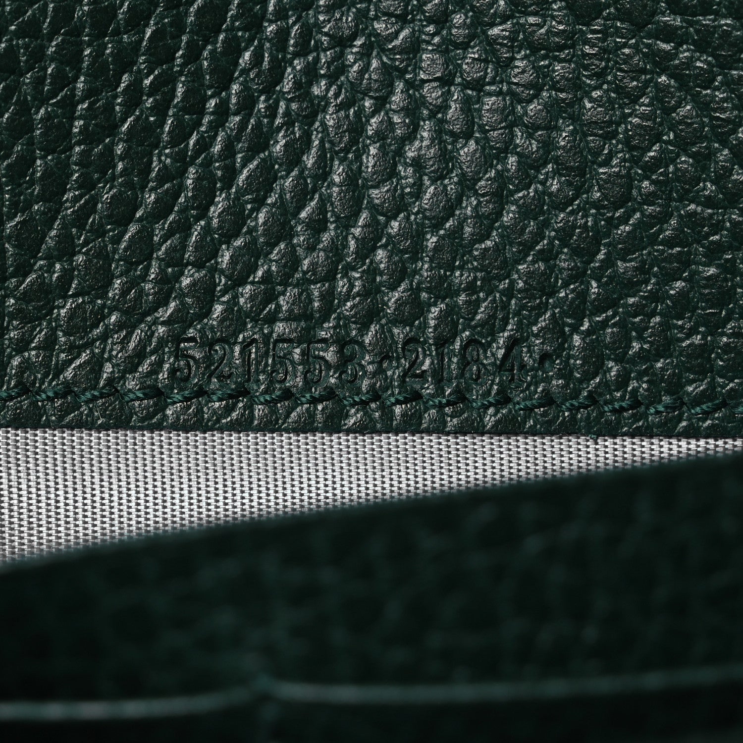 Gucci Calfskin Garden Dionysus Chain Wallet Emerald 7 of 10