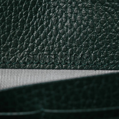 Gucci Calfskin Garden Dionysus Chain Wallet Emerald 7 of 10