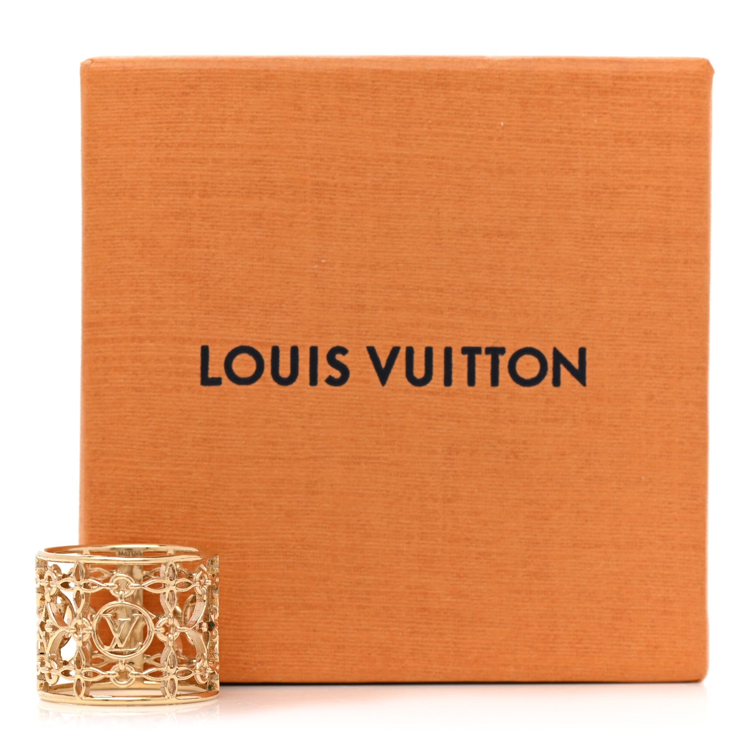 Louis Vuitton Filigram Ring S Gold 6 of 6