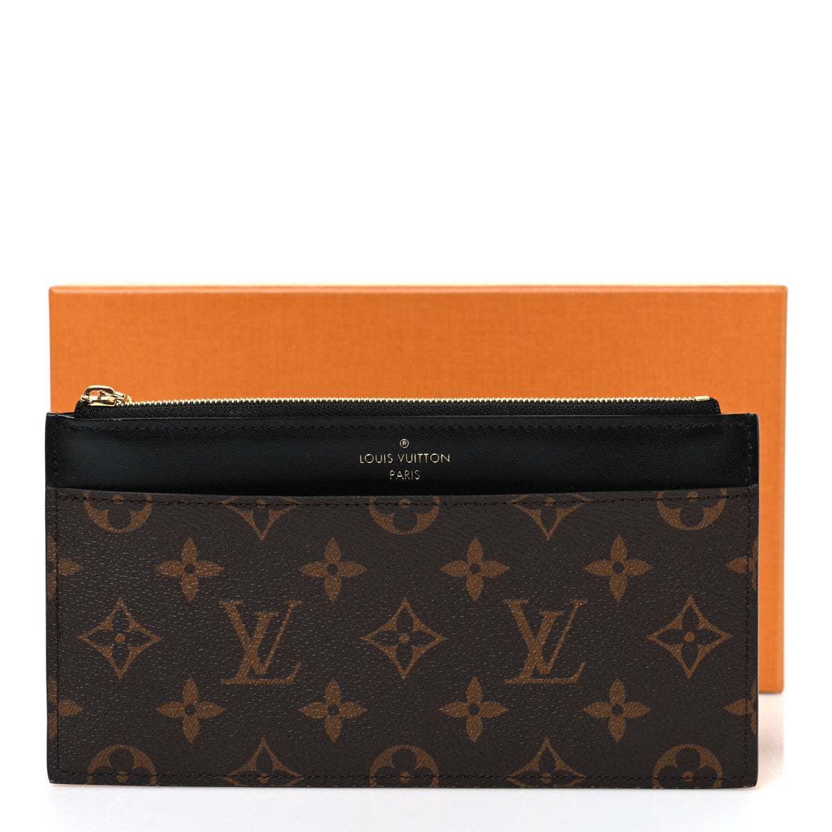 Louis Vuitton Monogram Slim Purse Black 7 of 7