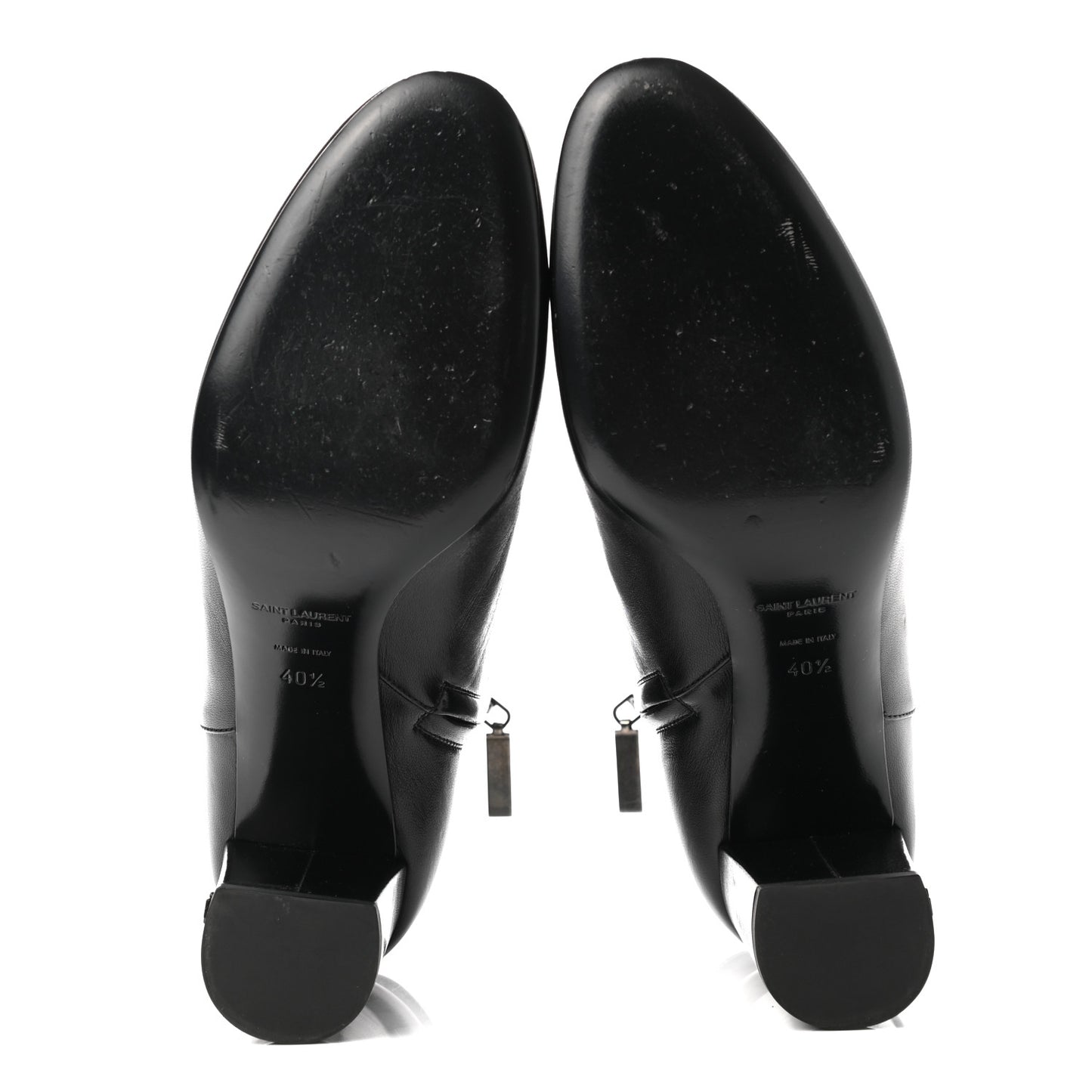 Nappa Vendome Loulou Ankle Zip Boot 40.5 Black