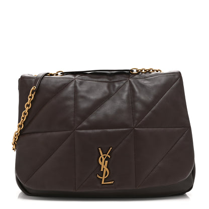 Saint Laurent Lambskin Matelasse Monogram Large Jamie 4.3 Dark Sweet Chocolate 1 of 10