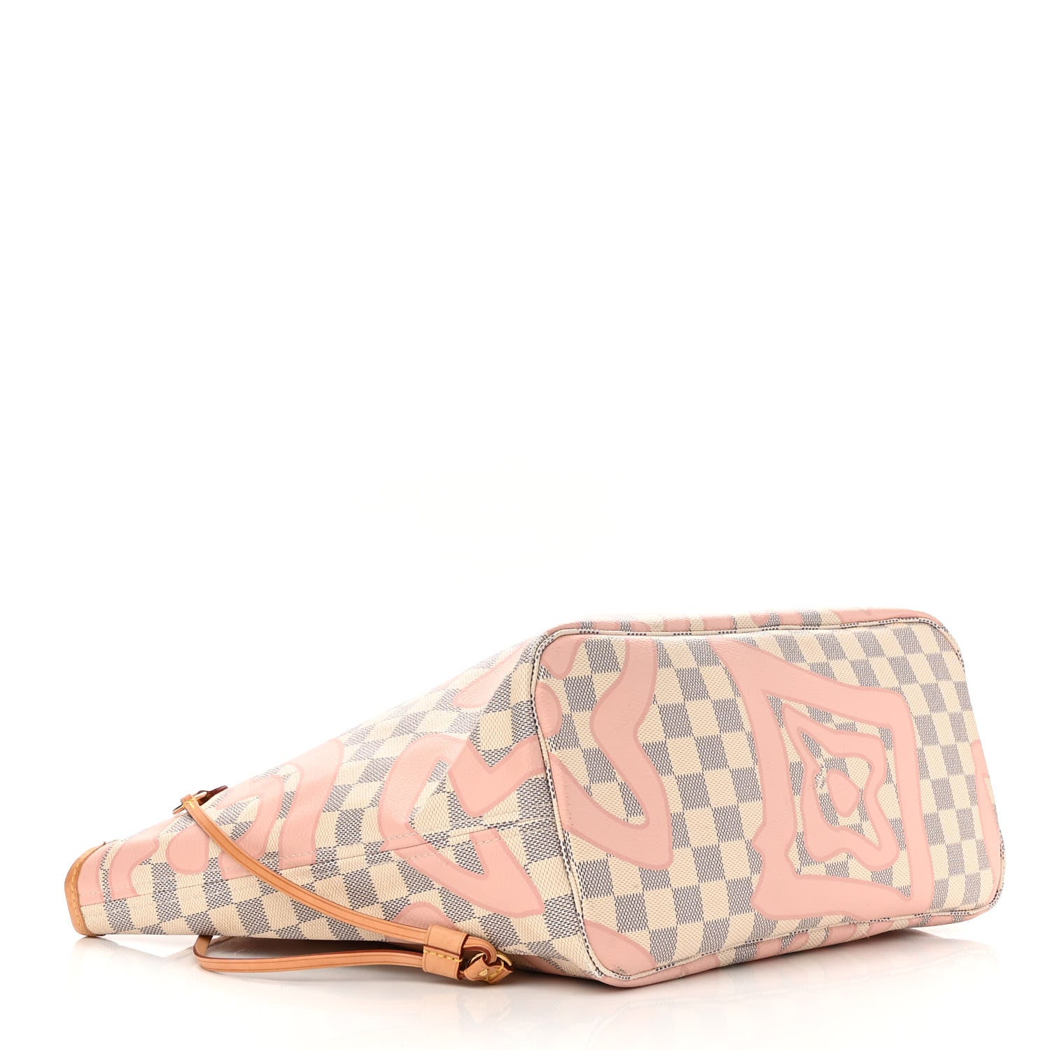 Louis Vuitton Damier Azur Tahitienne Neverfull MM 4 of 14