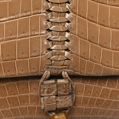 Salvatore Ferragamo Crocodile Clutch 10 of 10