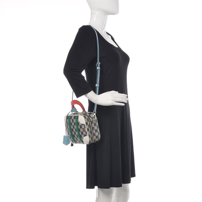 Louis Vuitton Damier Valisette BB Black White 2 of 9