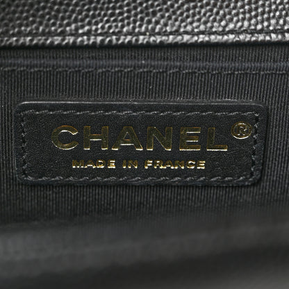 Chanel Caviar Quilted Medium Boy Flap Black 6 of 14