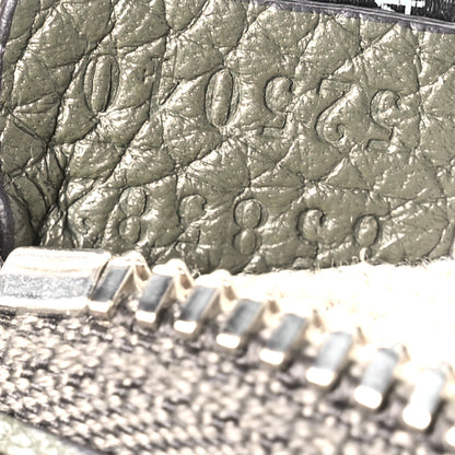 Gucci Piuma Calfskin Jumbo GG Embossed Small Belt Bag Dark Green 7 of 10