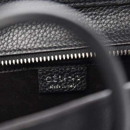 Celine Drummed Calfskin Nano Luggage Black 6 of 6