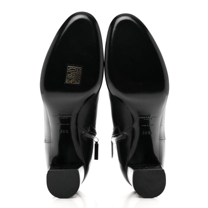 Saint Laurent Nappa Vendome Loulou Ankle Zip Boot 38.5 Black 4 of 8