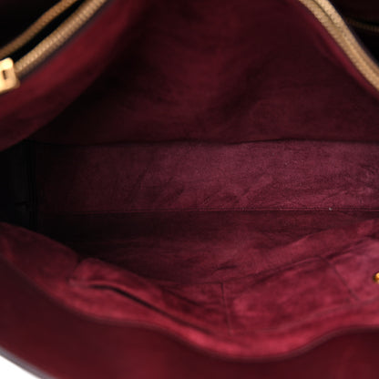 Saint Laurent Calfskin Large Sac de Jour Carryall Amarena 6 of 14